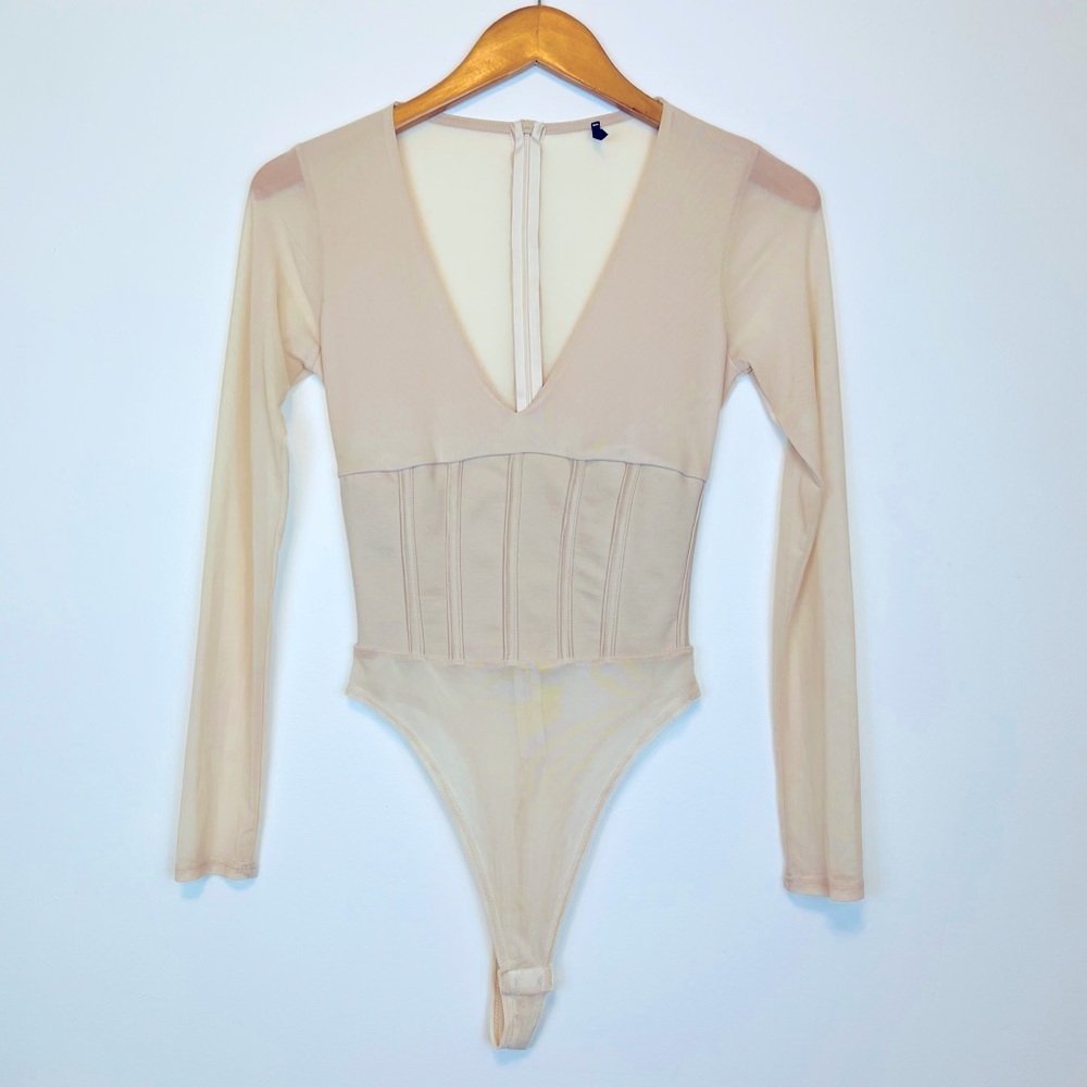 Fashion Nova Hold me tight Corset Bodysuit